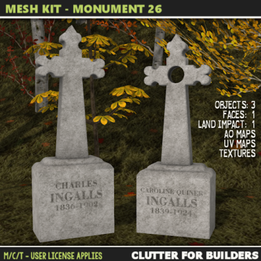 Clutter - Mesh Kit - Monument 26 - ad