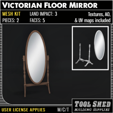 Tool Shed - Victorian Floor Mirror Mesh Kit Ad